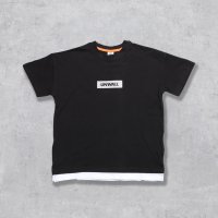 D.FIT/ディフィット D.FIT ボックスプリント フェイクレイヤード Tシャツ/508281580