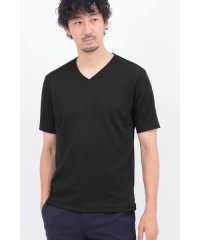 HIGH STREET/HIGH STREET∴シルキーリブVネック半袖カットソー/508281715