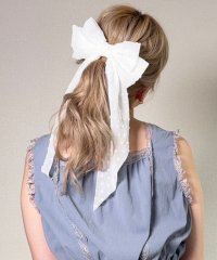 lus./ラスドット lus. ドビーシフォンビッグリボンバレッタ/508282623
