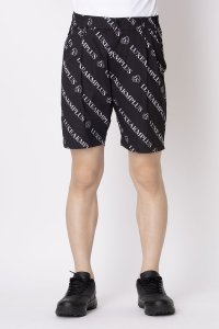 LUXEAKMPLUS/リュクスエイケイエムプラス LUXEAKMPLUS ゴルフ 総柄ロゴハーフパンツ マルタミボンド/508283411