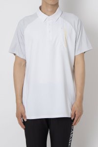 LUXEAKMPLUS/リュクスエイケイエムプラス LUXEAKMPLUS ゴルフ 配色バックロゴ半袖ポロシャツ マルタミボンド/508283422