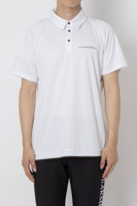 LUXEAKMPLUS/リュクスエイケイエムプラス LUXEAKMPLUS ゴルフ バックロゴ 半袖ポロシャツ(吸水速乾 / UVカット) マルタミボンド/508283428
