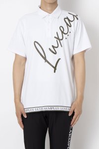 LUXEAKMPLUS/リュクスエイケイエムプラス LUXEAKMPLUS ゴルフ カーシブロゴ 半袖ポロシャツ(吸水速乾 / UVカット) マルタミボンド/508283429