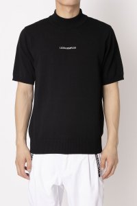 LUXEAKMPLUS/リュクスエイケイエムプラス LUXEAKMPLUS ゴルフ ゴルフ バックロゴ半袖モックネックニット マルタミボンド/508283433