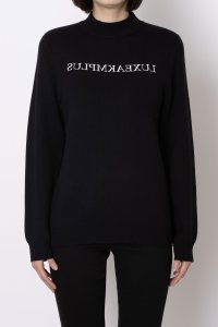 LUXEAKMPLUS/リュクスエイケイエムプラス LUXEAKMPLUS ゴルフ フロントロゴモックネックニット マルタミボンド/508283439