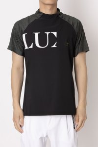 LUXEAKMPLUS/リュクスエイケイエムプラス LUXEAKMPLUS ゴルフ 配色ロゴ半袖モックネックTシャツ マルタミボンド/508283460