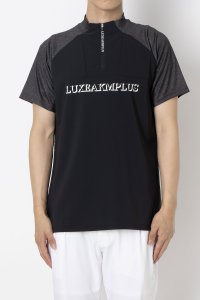 LUXEAKMPLUS/リュクスエイケイエムプラス LUXEAKMPLUS ゴルフ 配色ハーフジップ半袖モックネックTシャツ マルタミボンド/508283461