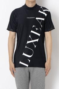 LUXEAKMPLUS/リュクスエイケイエムプラス LUXEAKMPLUS ゴルフ ロゴデザイン半袖モックネックTシャツ マルタミボンド/508283463