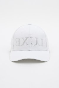 LUXEAKMPLUS/リュクスエイケイエムプラス LUXEAKMPLUS ゴルフ ラインストーンロゴキャップ マルタミボンド/508283466