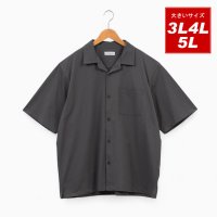 MARUKAWA/マルカワ MARUKAWA 大きいサイズ 3L 4L 5L ひんやりタッチ 接触冷感 ストレッチ オープンカラーシャツ 半袖 メンズ トップス/508283700