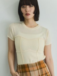 VICKY/ビッキー VICKY ビスチェ風切り替えニットトップス≪手洗い可能≫/508283906