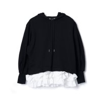 NON TOKYO/ノントーキョー NON TOKYO フリル ヘム スウェット フーディー（FRILL HEM SWEAT HOODIE）/508283994