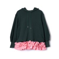 NON TOKYO/ノントーキョー NON TOKYO フリル ヘム スウェット フーディー（FRILL HEM SWEAT HOODIE）/508283994