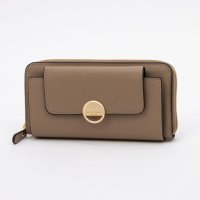 HIROKO KOSHINO FEMME/ヒロココシノファム HIROKO KOSHINO FEMME 財布 レディース 長財布 大容量 かぶせ フロントポケット付き ブローチ/508284040