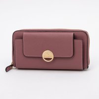 HIROKO KOSHINO FEMME/ヒロココシノファム HIROKO KOSHINO FEMME 財布 レディース 長財布 大容量 かぶせ フロントポケット付き ブローチ/508284040