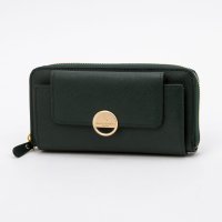 HIROKO KOSHINO FEMME/ヒロココシノファム HIROKO KOSHINO FEMME 財布 レディース 長財布 大容量 かぶせ フロントポケット付き ブローチ/508284040