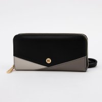 HIROKO KOSHINO FEMME/ヒロココシノファム HIROKO KOSHINO FEMME 財布 レディース 長財布 ショルダー レター型 ラウンドファスナー 使いやすい 多機能/508284044