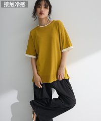 Green Parks/グリーン パークス Green Parks 冷やっとすずやかレイヤーニットプルオーバー/508284665