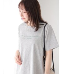 Te chichi TERRASSE/【接触冷感】筆記体ロゴプリントTシャツ/508284698