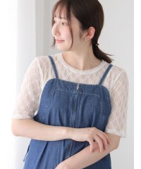 Te chichi TERRASSE/半袖レーストップス/508284700