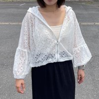 CRB/シーアールビー CRB レースZIPパーカー/508284839