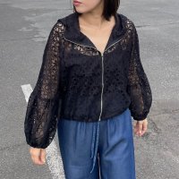 CRB/シーアールビー CRB レースZIPパーカー/508284839