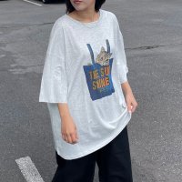 CRB/シーアールビー CRB ネコバッグインビッグTシャツ/508284841