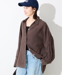 SLOBE IENA/シアーコットンギャザースリーブシャツ/508284881