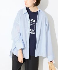SLOBE IENA/シアーコットンギャザースリーブシャツ/508284881