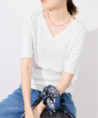 SLOBE IENA/《汗染み防止/抗菌防臭》リブVネックプルオーバー/508284883