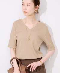 SLOBE IENA/《汗染み防止/抗菌防臭》リブVネックプルオーバー/508284883