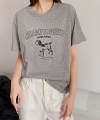 LOWO/ロワ LOWO 綿混フロントプリントTシャツ カットソー/508284910