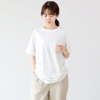 Aletta vita/アレッタ ヴィータ Aletta vita 綿裾ドロスト半袖プルオーバー/508285004