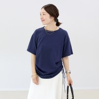 Aletta vita/アレッタ ヴィータ Aletta vita 綿裾ドロスト半袖プルオーバー/508285004