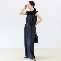 Aletta vita/アレッタ ヴィータ Aletta vita エステルツイルフロントジップ2WAYサロペット/508285006
