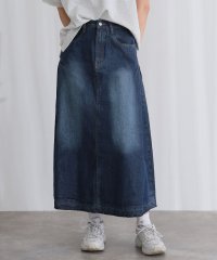 PourVous/プールヴー PourVous コットンサイドタックデニムスカート フォーマル ワンピース パーティードレス 20代 30代 40代/508285056
