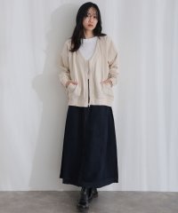 PourVous/プールヴー PourVous コットンサイドタックデニムスカート フォーマル ワンピース パーティードレス 20代 30代 40代/508285056