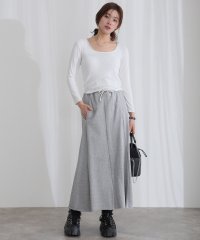 PourVous/プールヴー PourVous ミニ裏毛裾切りっぱなしフレアスカート フォーマル ワンピース パーティードレス 20代 30代 40代/508285061
