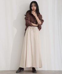 PourVous/プールヴー PourVous ミニ裏毛裾切りっぱなしフレアスカート フォーマル ワンピース パーティードレス 20代 30代 40代/508285061