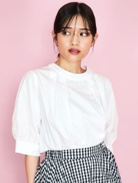 QUEENS COURT/クイーンズコート QUEENS COURT バックジップタックブラウス≪洗濯機で洗える≫/508285464