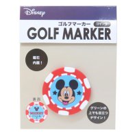 cinemacollection/シネマコレクション cinemacollection ミッキーマウス ゴルフ用品 コインマーカー マークスター ディズニー 丸眞 コイン型 ゴルフ雑貨 キャラク/508285663