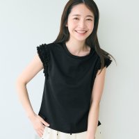 coca/コカ coca 肩フリルノースリーブTシャツ/508285776