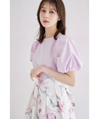 tocco closet/トッコクローゼット tocco closet 袖パール付きスモッキングブラウス/508285818