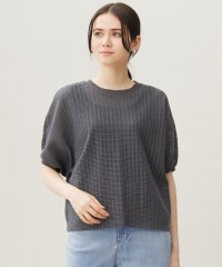 JIYU-KU(LARGE SIZE)/【17号サイズまで展開・カタログ掲載・洗える】チェックジャカード カットソー/508285858
