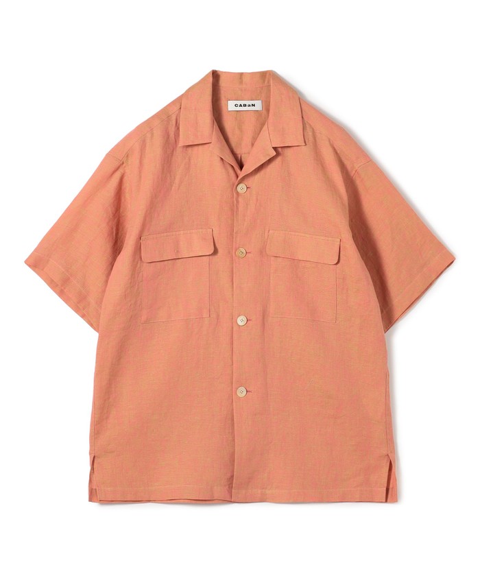 CABaN リネン オープンカラーシャツ　Lサイズ CABaN リネン オープンカラーシャツ(508285888) | CABaN(CABaN