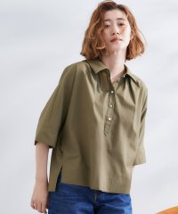 grove/【サスティナブル原料】衿付きドルマンタックシャツ/508285916