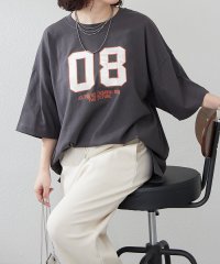 NICE CLAUP/OLIVE des OLIVE OUTLET/【NUNIFE】アップリケサテンロゴBIGT/508286023