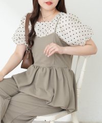 NICE CLAUP/OLIVE des OLIVE OUTLET/【一枚でおしゃれ見え！】バルーンキャミコンビネゾン/508286025