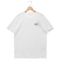 EA7 EMPORIO ARMANI/イーエーセブン エンポリオ アルマーニ EA7 EMPORIO ARMANI Tシャツ カットソー コアアイデンティティ Vネック ホワイト メンズ EA7 8/508286070