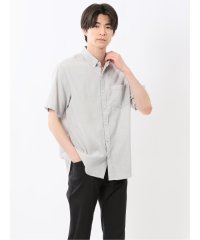 TAKA-Q/タカキュー TAKA－Q リネン混 楊柳 ボタンダウン半袖シャツ/508286097